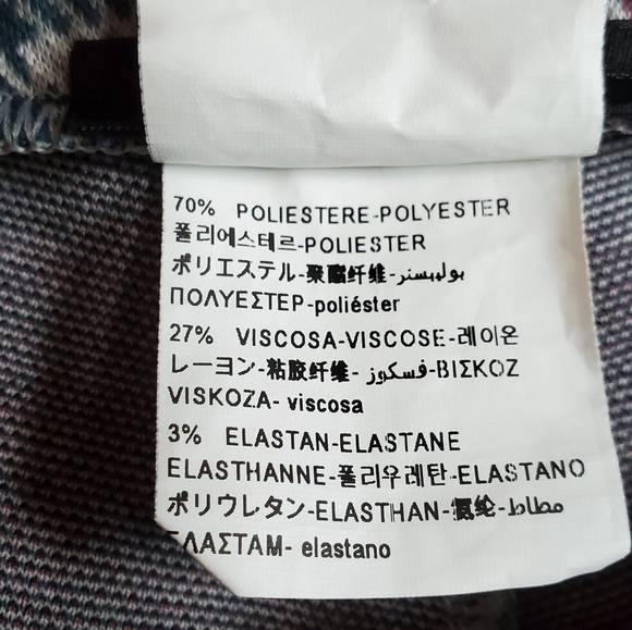NWOT Sisley checkered jeggings - Picture 6 of 6